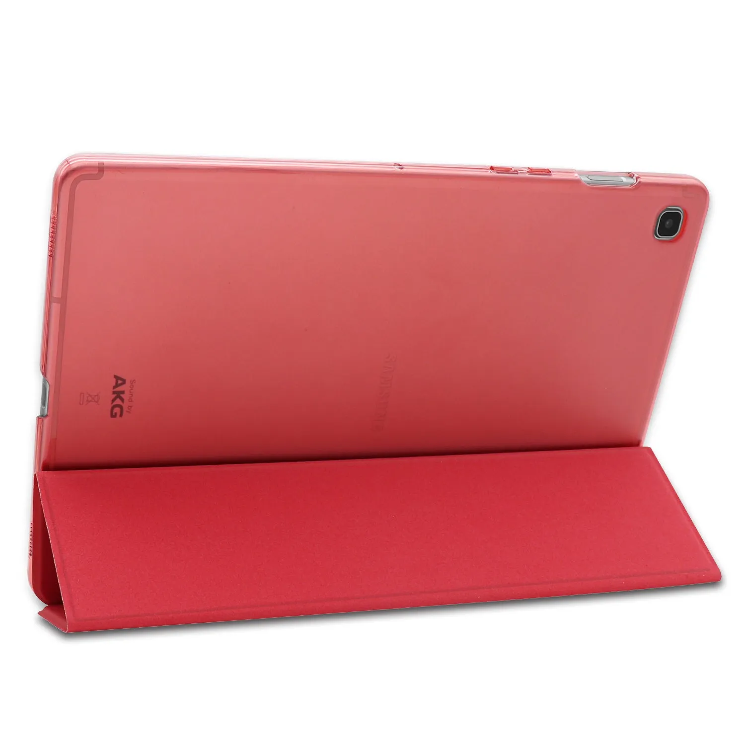 For Samsung Tab S5E 10.5 T720 Ultra-thin PU Leather Bracket Tri-fold Protective Case with Sleep Function black