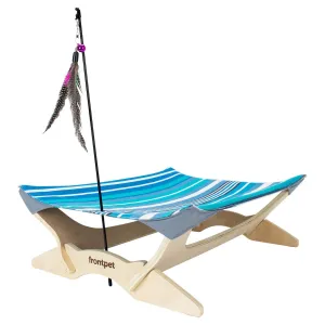 Frontpet Canvas Cat Hammock Bed, Luxury Lounger for Cats and Small Dogs
