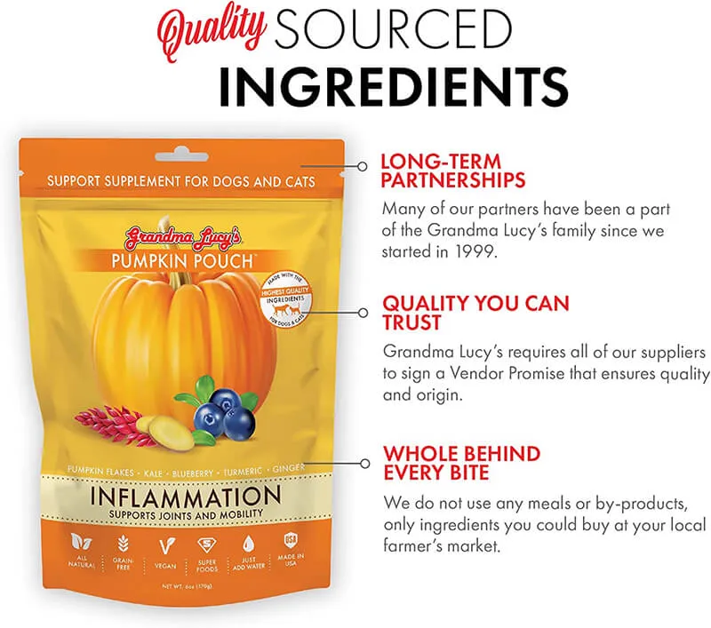 Grandma Lucy's Pumpkin Pouch With Inflammation Support