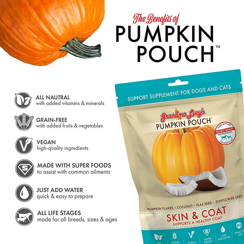 Grandma Lucy's Pumpkin Pouch With Skin & Coat Support