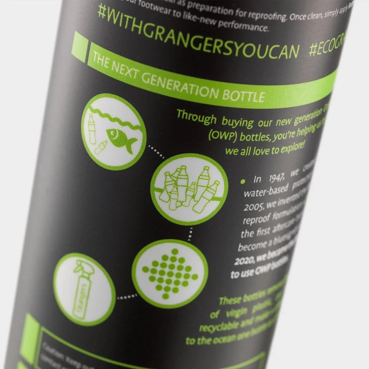 Grangers Footwear and Gear Cleaner - Eco Friendly Packaging