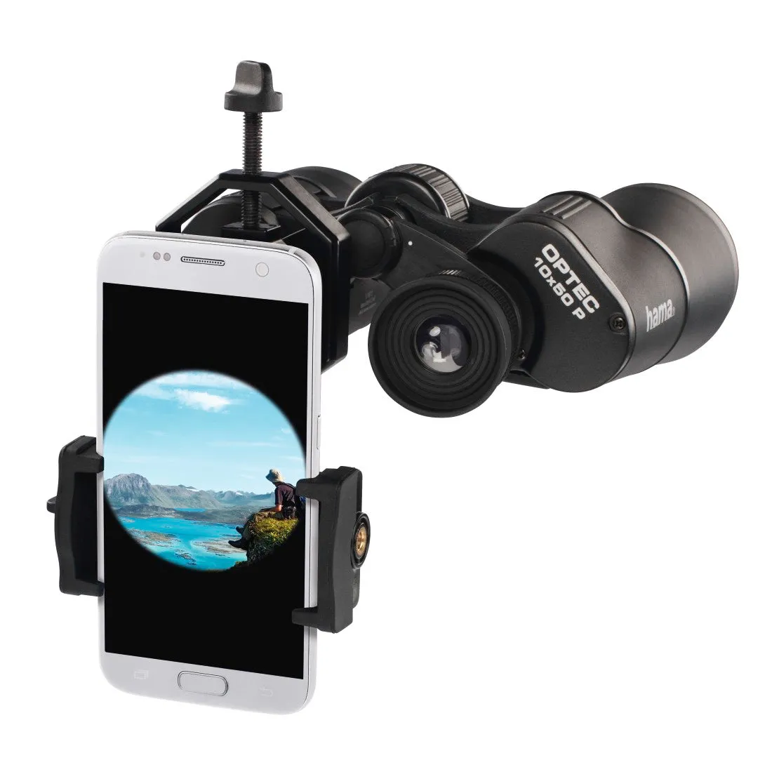 Hama Smartphone Holder For Spotting Scopes, Telescopes, Binoculars Etc