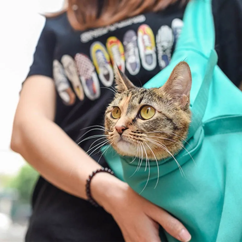 Hands Free Pet Outdoor Travel Sling Carrier