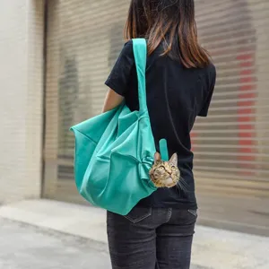 Hands Free Pet Outdoor Travel Sling Carrier