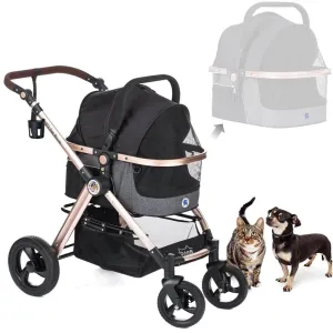 HPZ Pet Rover Prime 3-in-1 Pet Stroller