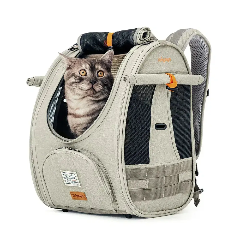 Ibiyaya Adventure Cat Carrier Backpack | Airline Approved