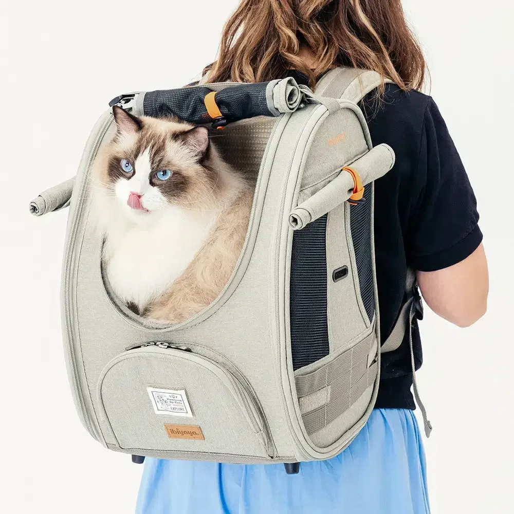 Ibiyaya Adventure Cat Carrier Backpack | Airline Approved