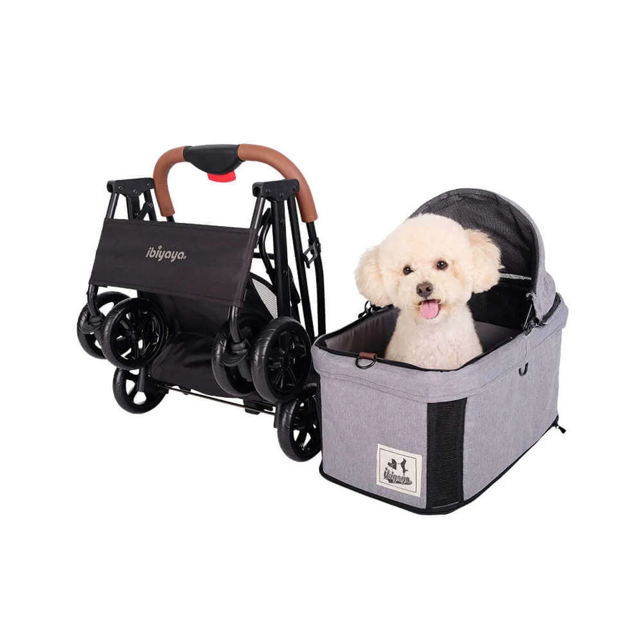 Ibiyaya Travois Tri-Fold Pet Stroller & Travel System