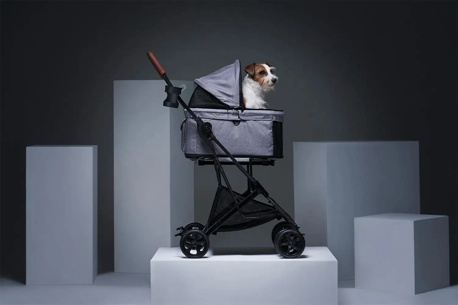 Ibiyaya Travois Tri-Fold Pet Stroller & Travel System