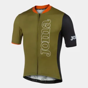 Joma Crono Cycling Jersey (Khaki/Black)