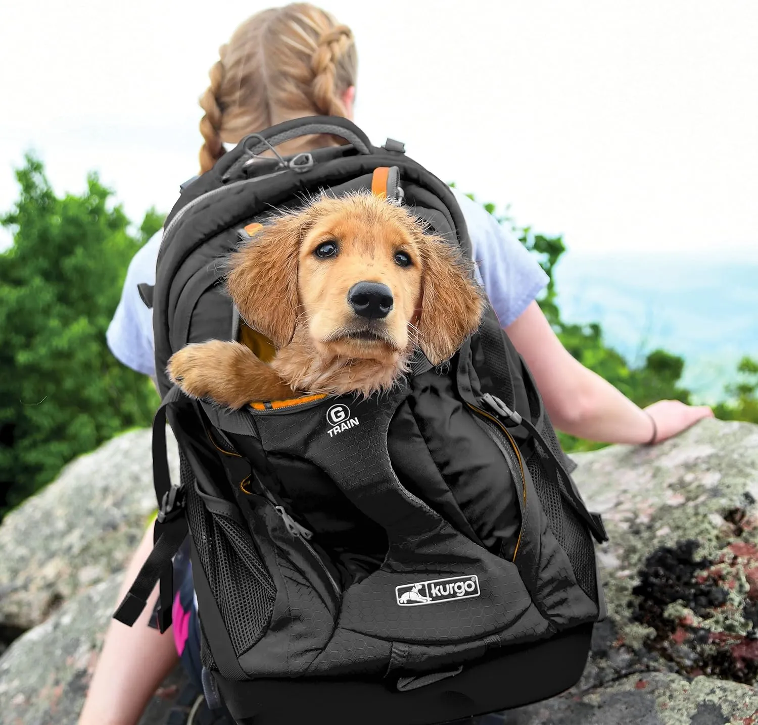 Kurgo G-Train Dog Carrier Pack-Black