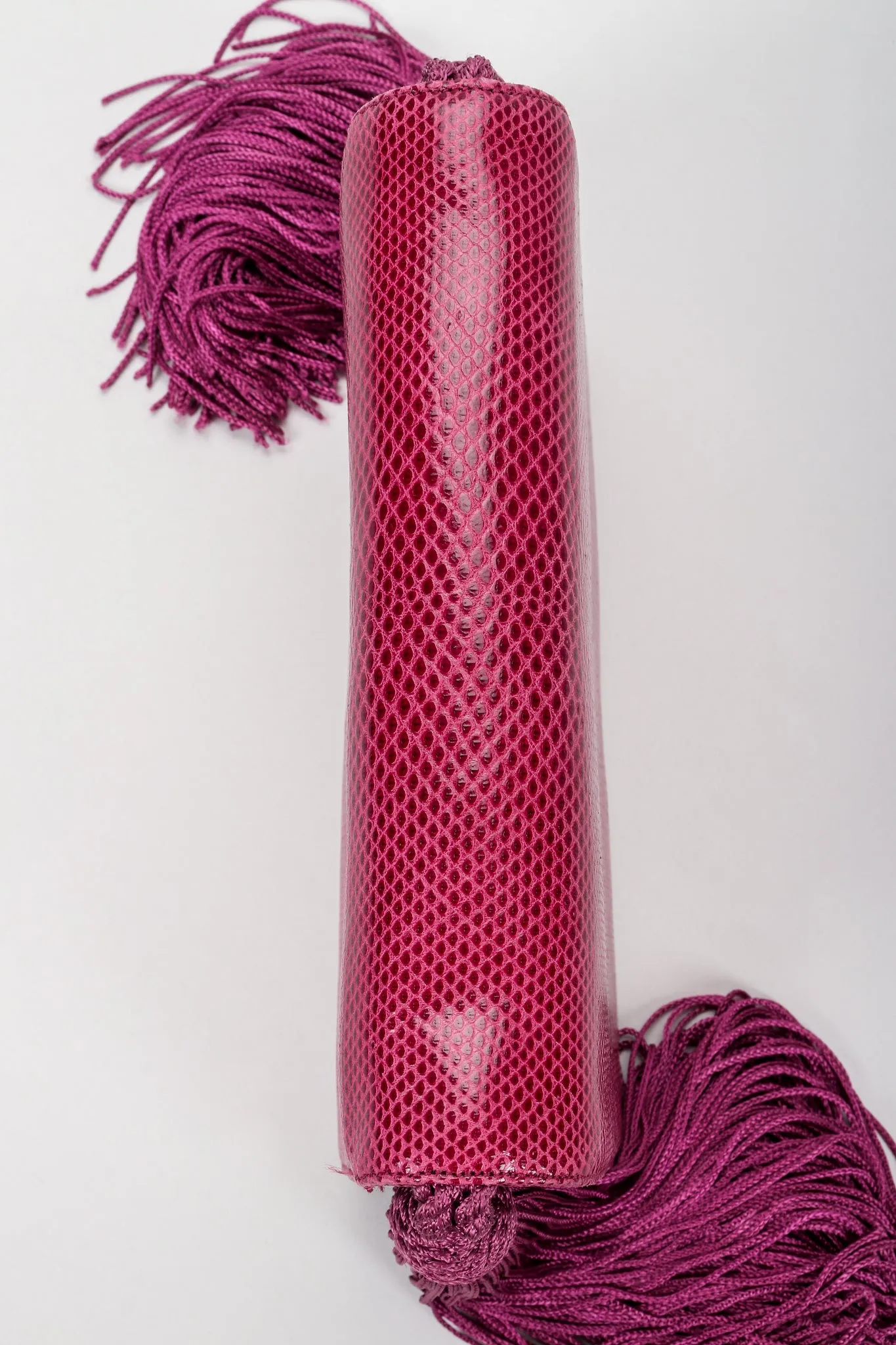 Lizard Double Tassel Clutch
