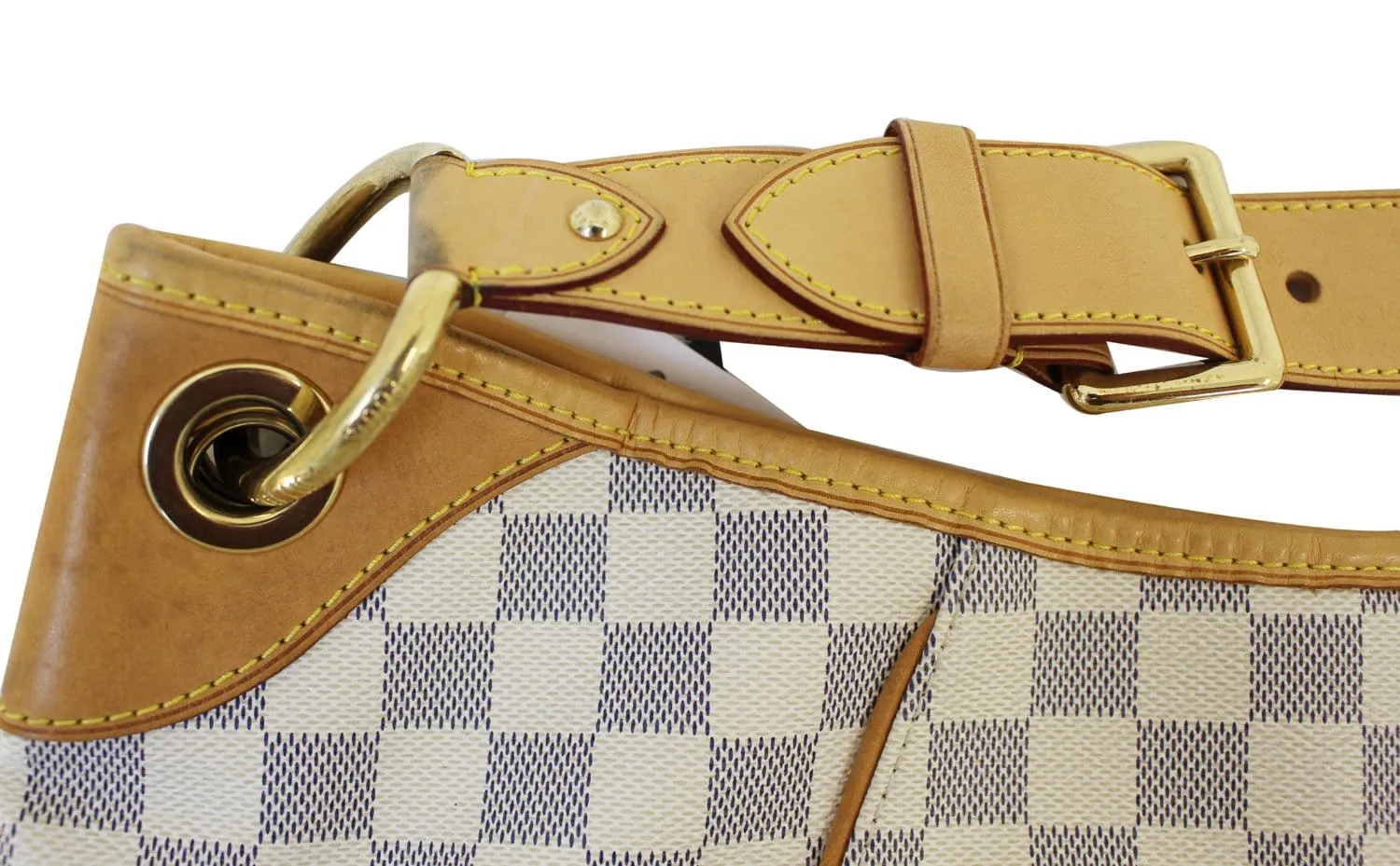 LOUIS VUITTON Galliera GM Damier Azur  Shoulder Bag