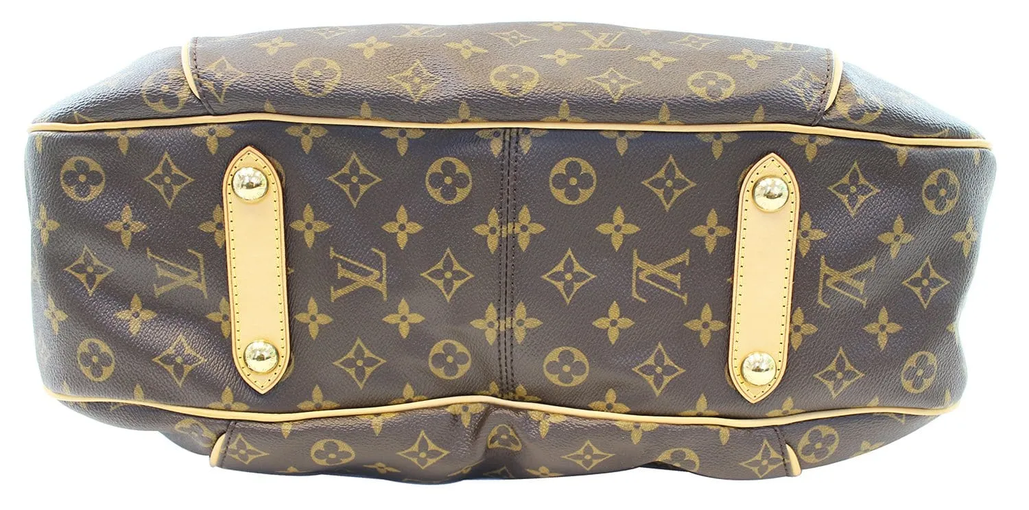 LOUIS VUITTON Monogram Galliera GM Shoulder Shoulder Handbag