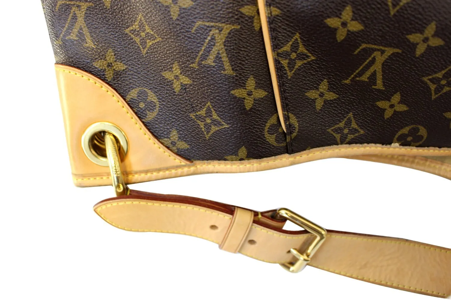LOUIS VUITTON Monogram Galliera GM Shoulder Tote Handbag
