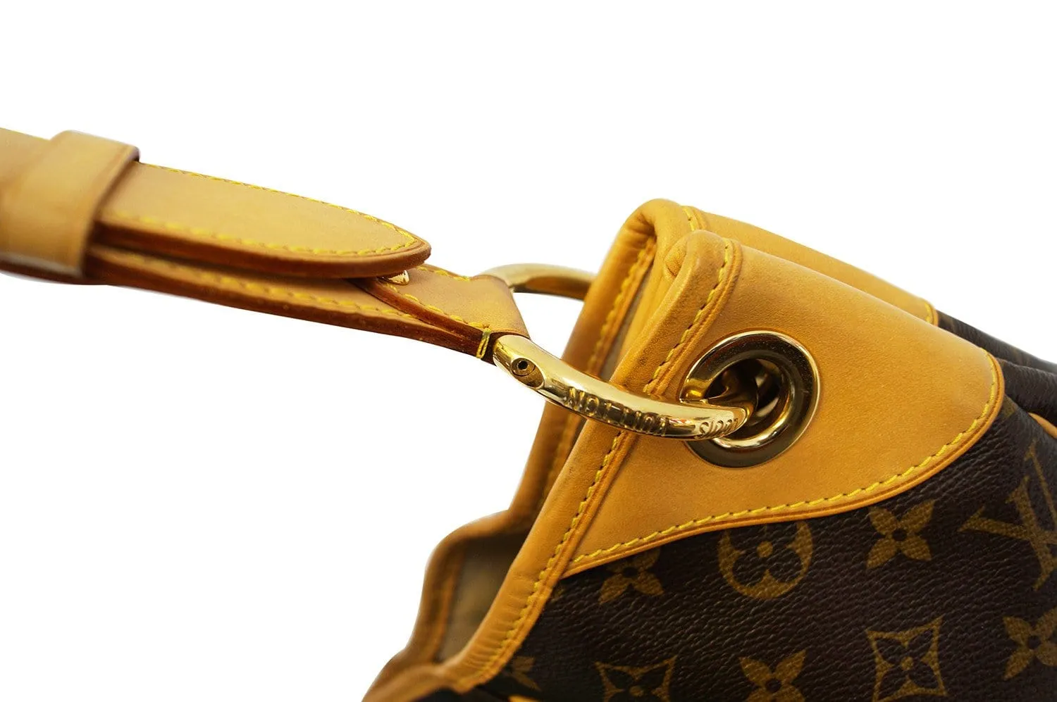 LOUIS VUITTON Monogram Galliera GM Shoulder Tote Handbag