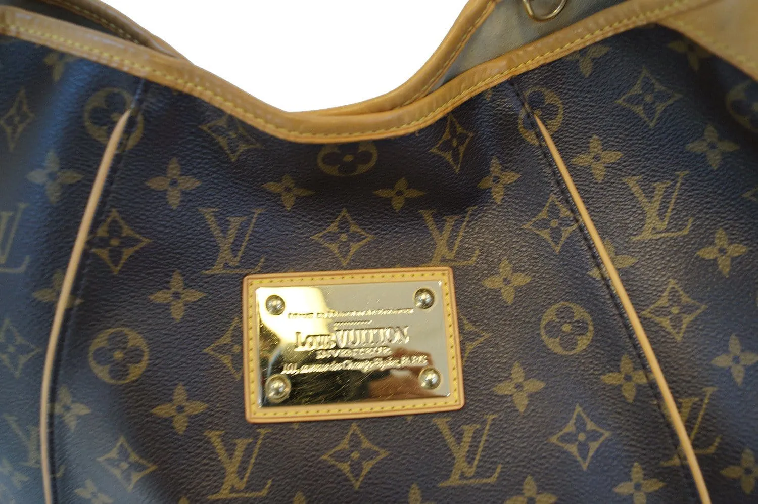 LOUIS VUITTON Monogram Galliera GM Shoulder Tote Handbag