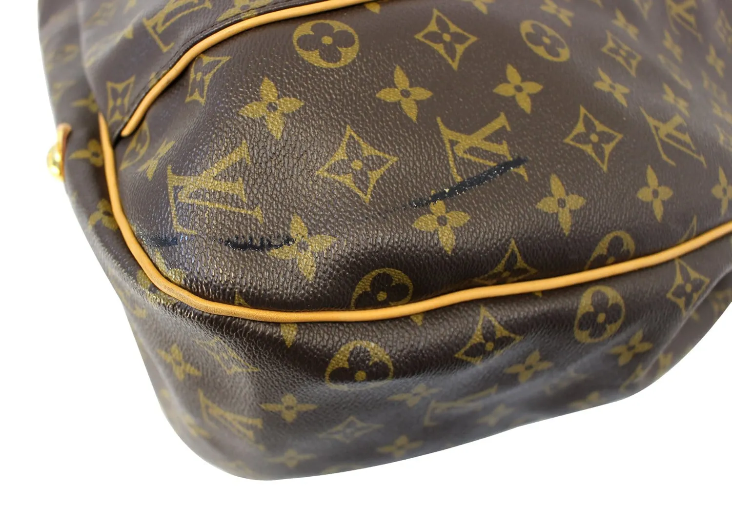 LOUIS VUITTON Monogram Galliera GM Shoulder Tote Handbag