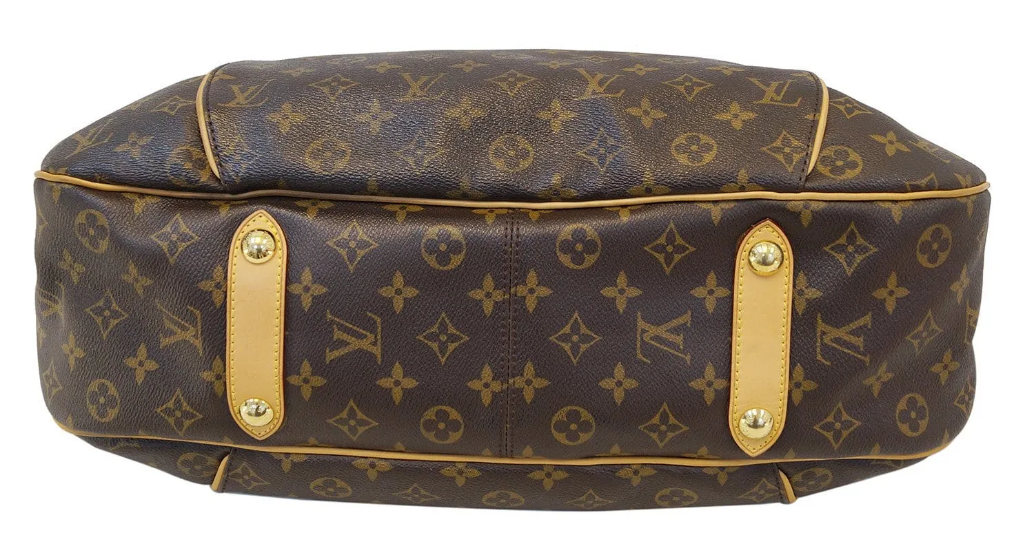 LOUIS VUITTON Monogram Galliera GM Shoulder Tote Handbag