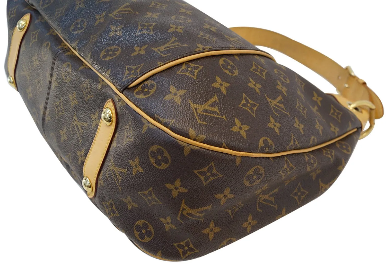 LOUIS VUITTON Monogram Galliera GM Shoulder Tote Handbag