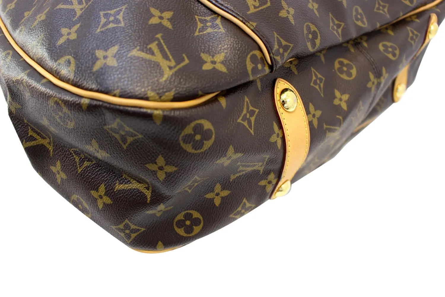 LOUIS VUITTON Monogram Galliera GM Shoulder Tote Handbag