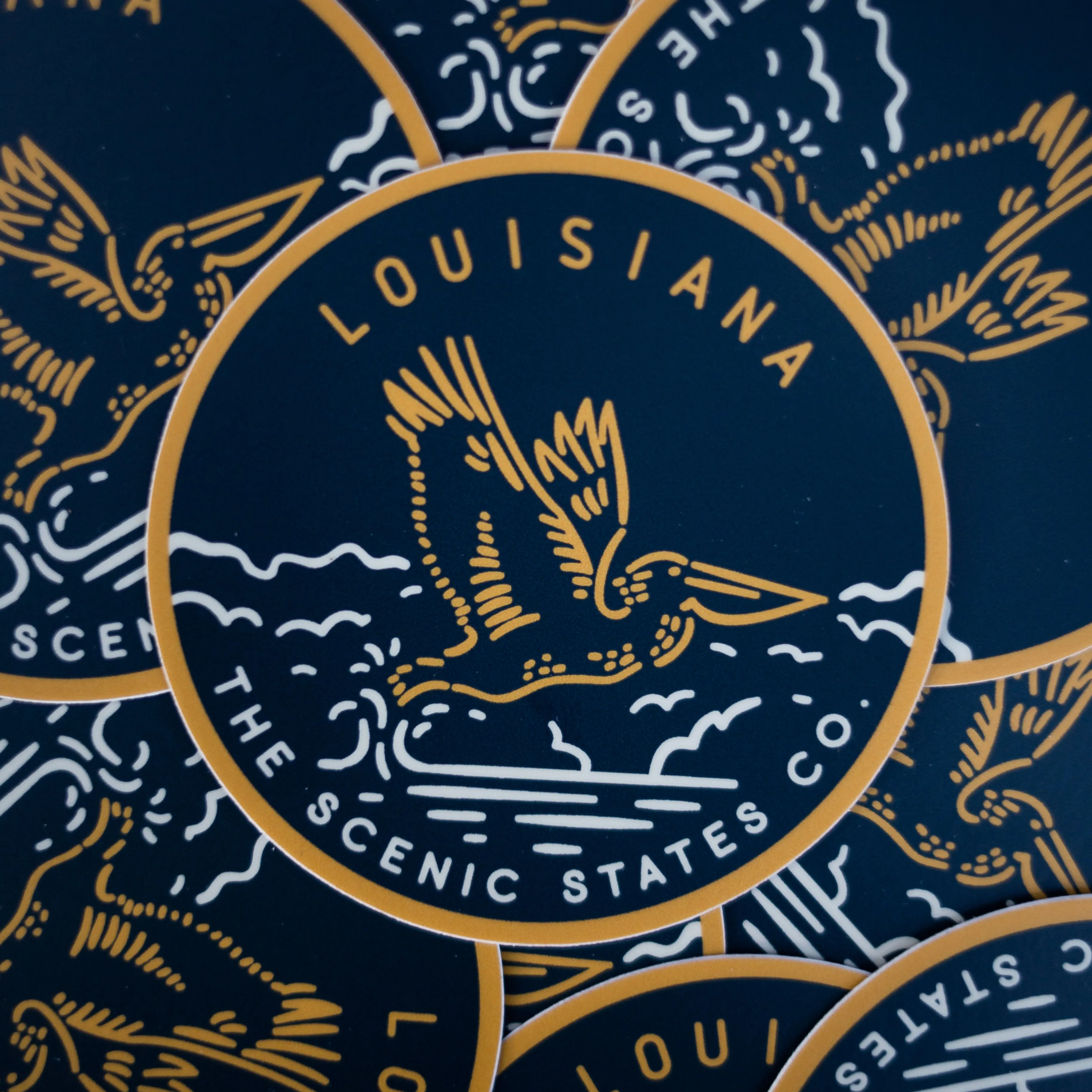 Louisiana Pelican Sticker