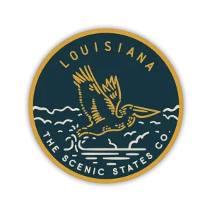 Louisiana Pelican Sticker