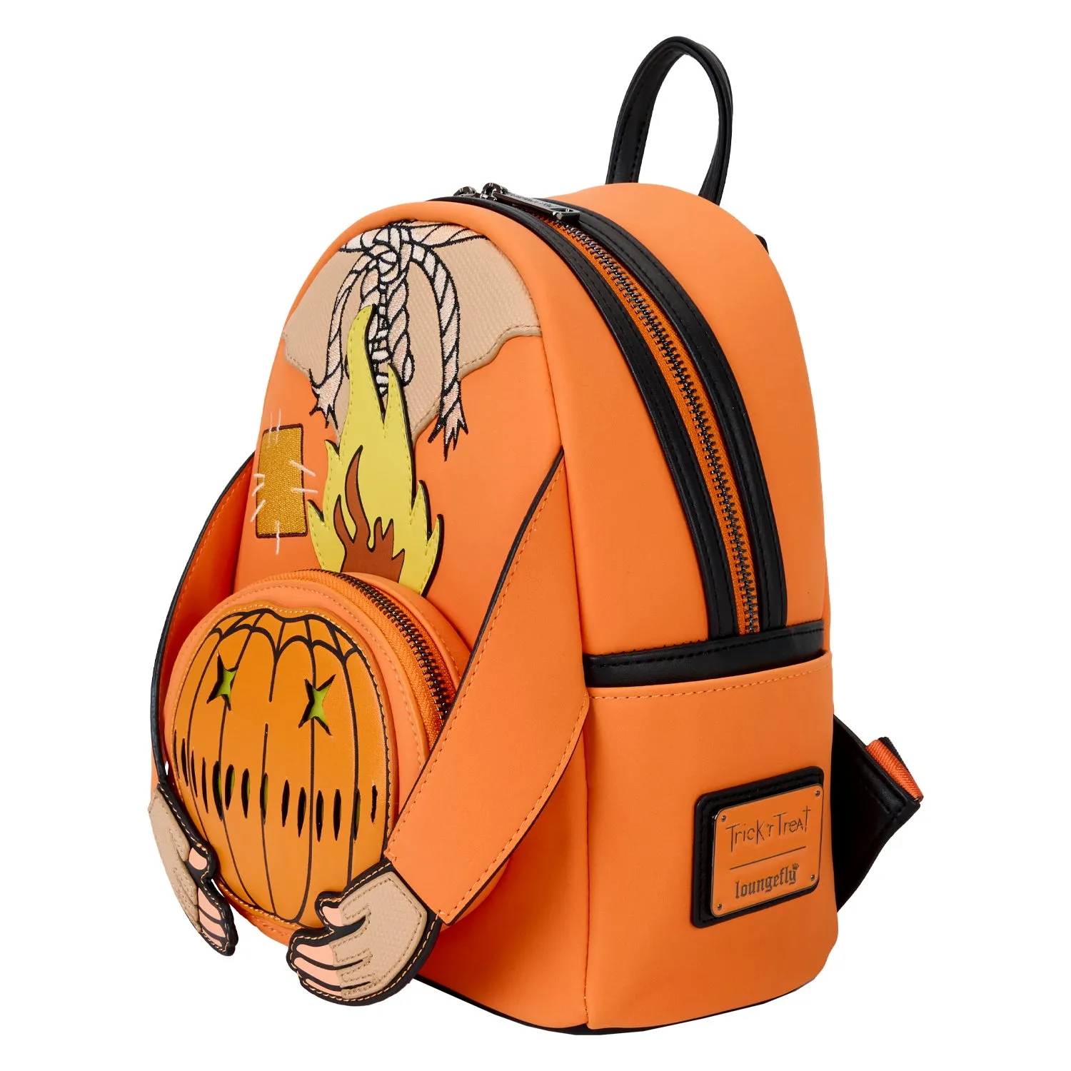 Loungefly Trick R Treat Flaming Head Sam Mini Backpack