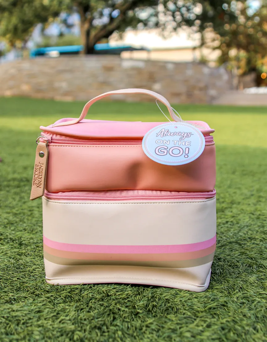 Lunch Box - Blaze (Cream/Mauve) - Packs of 4