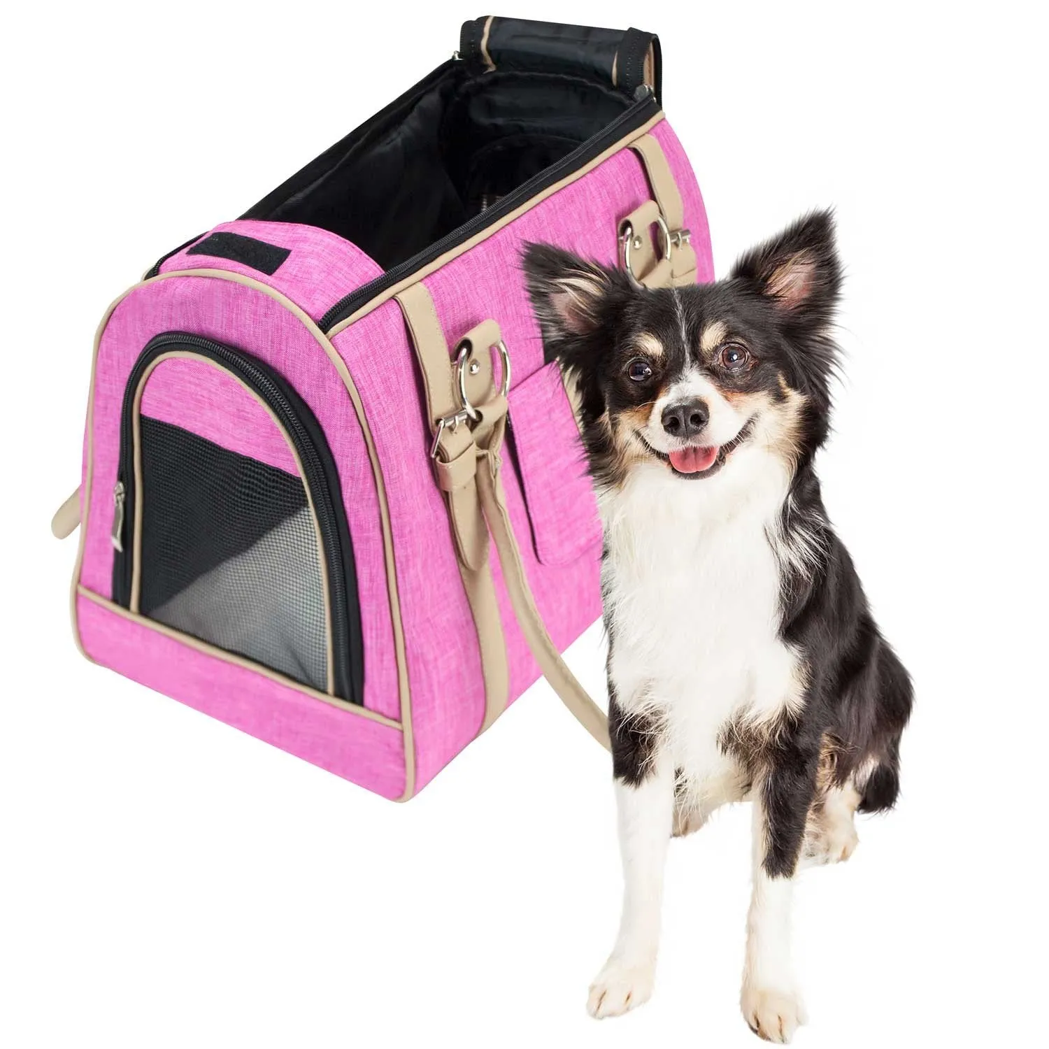 Luxury Pink Pet Purse & Handbag