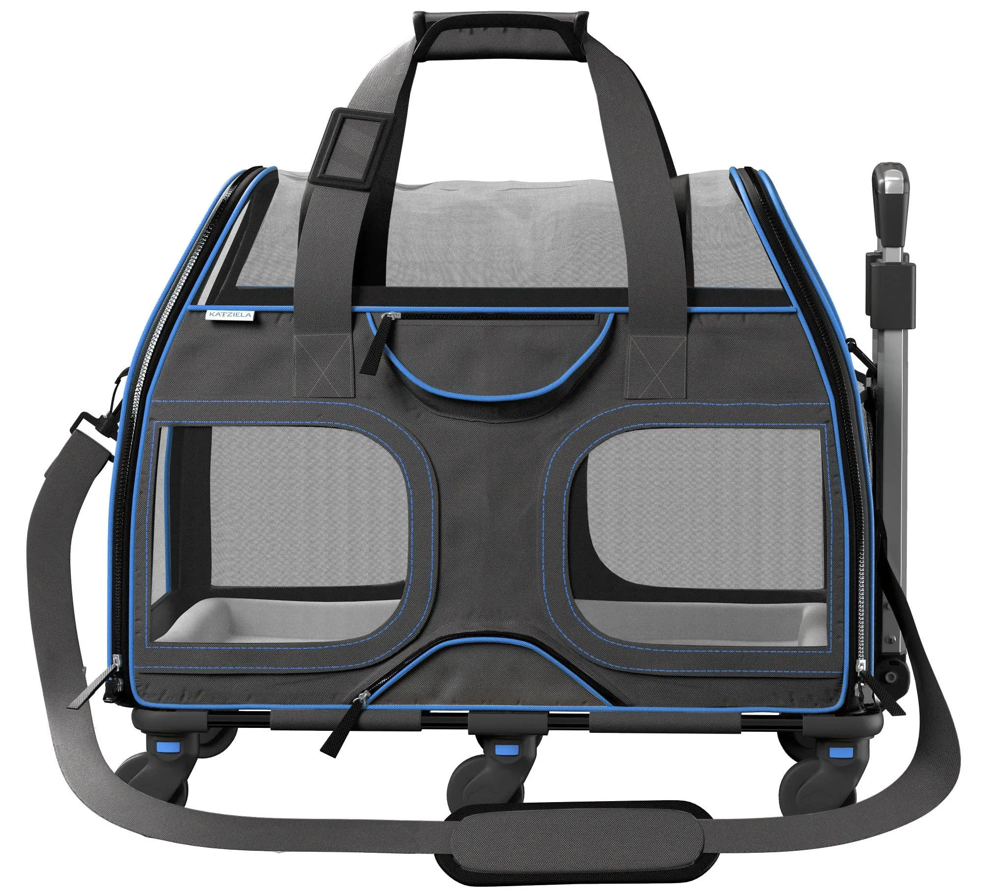 Luxury Rider Pet Carrier with Removable Wheels
