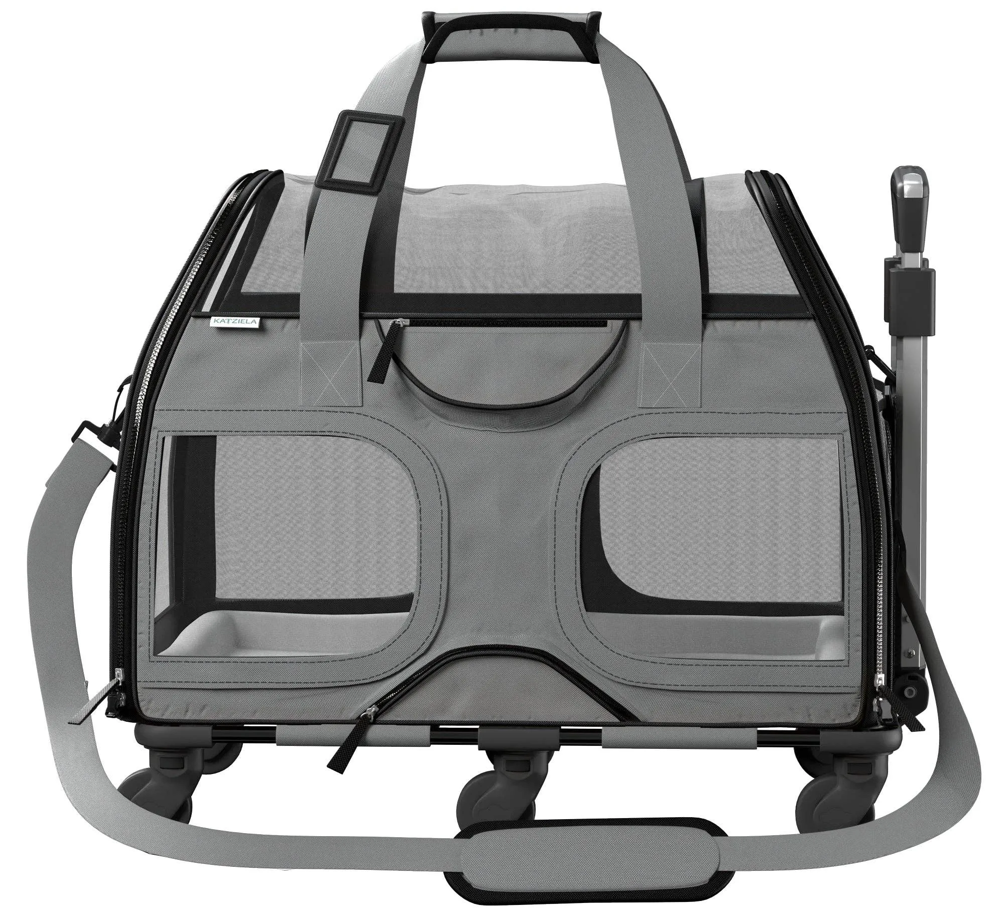 Luxury Rider Pet Carrier with Removable Wheels