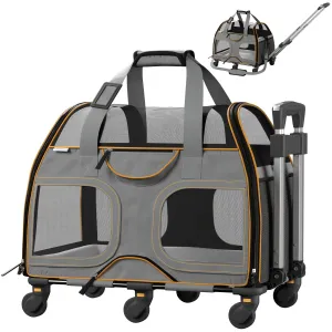 Luxury Rider Pet Carrier with Removable Wheels