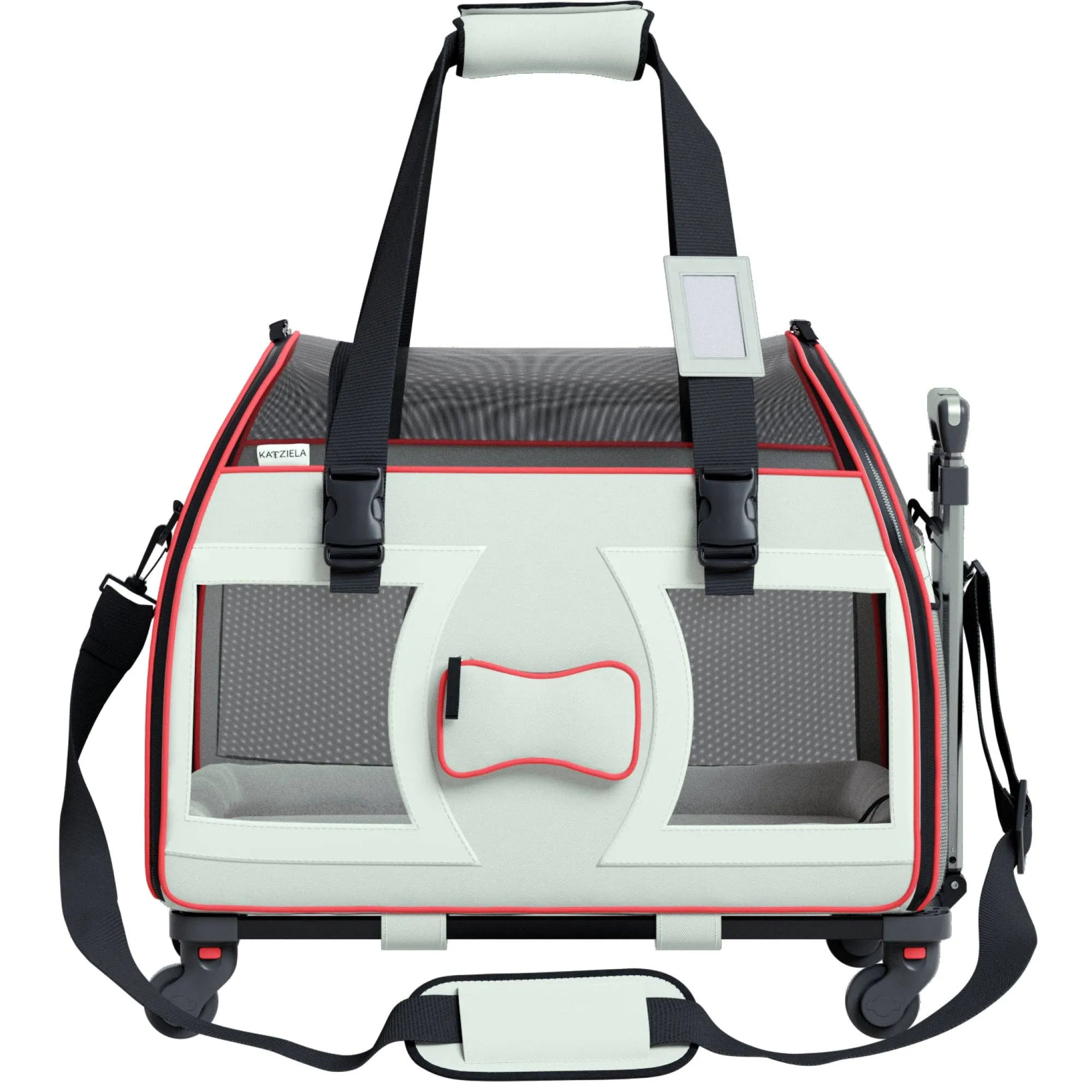 Luxury Rider Pet Carrier with Removable Wheels
