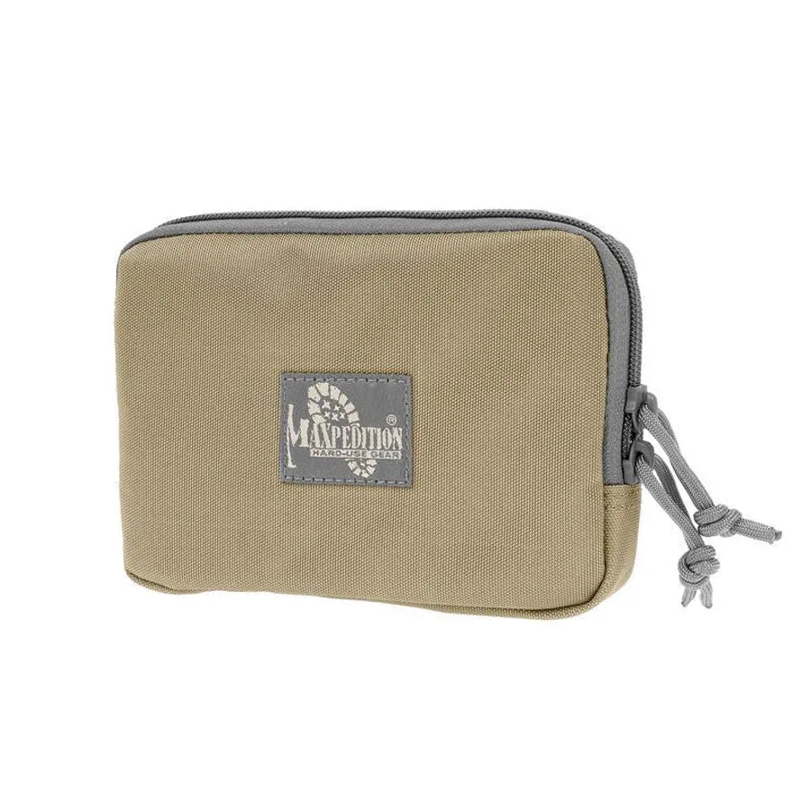Maxpedition Hook & Loop 5x7 Inches Zipper Pocket Khaki Foliage