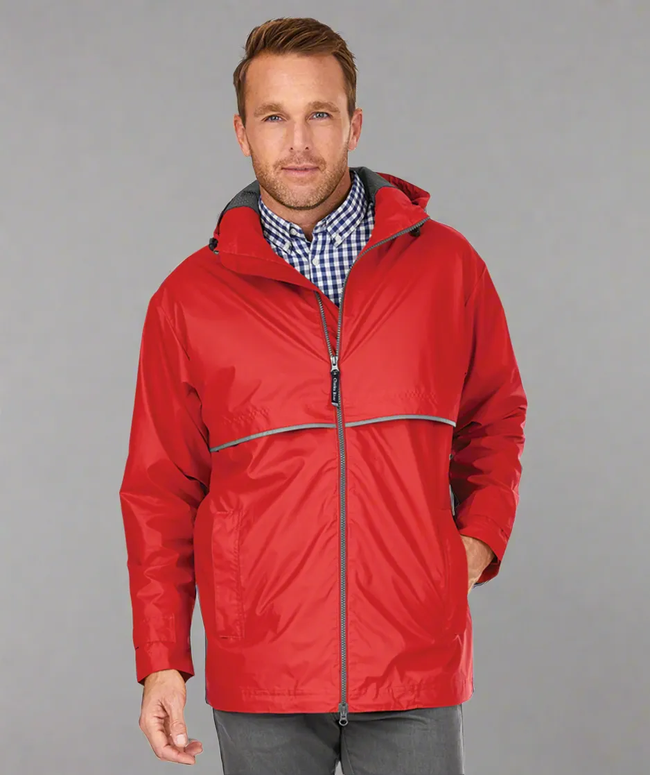 Men's Rain Jacket Embriodered Left Chest- #400227