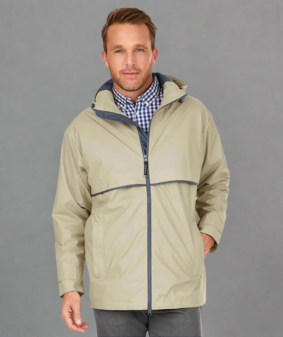 Men's Rain Jacket Embriodered Left Chest- #400227