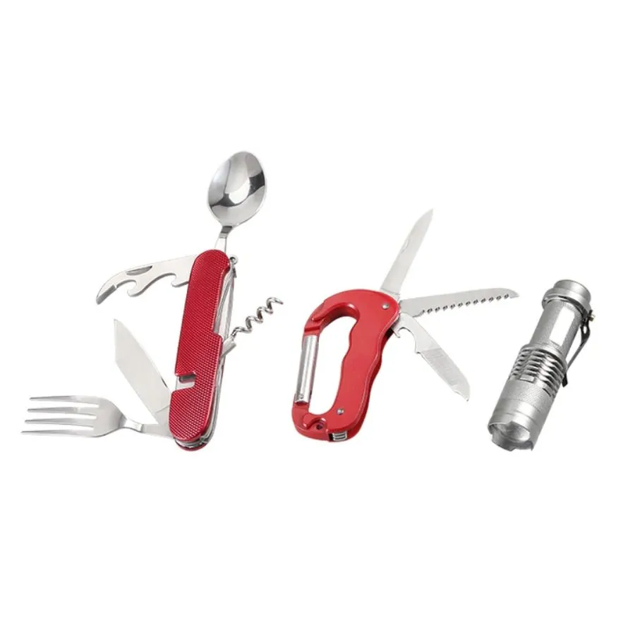 Men's Republic Camping Multifunction Tool Set and Torch