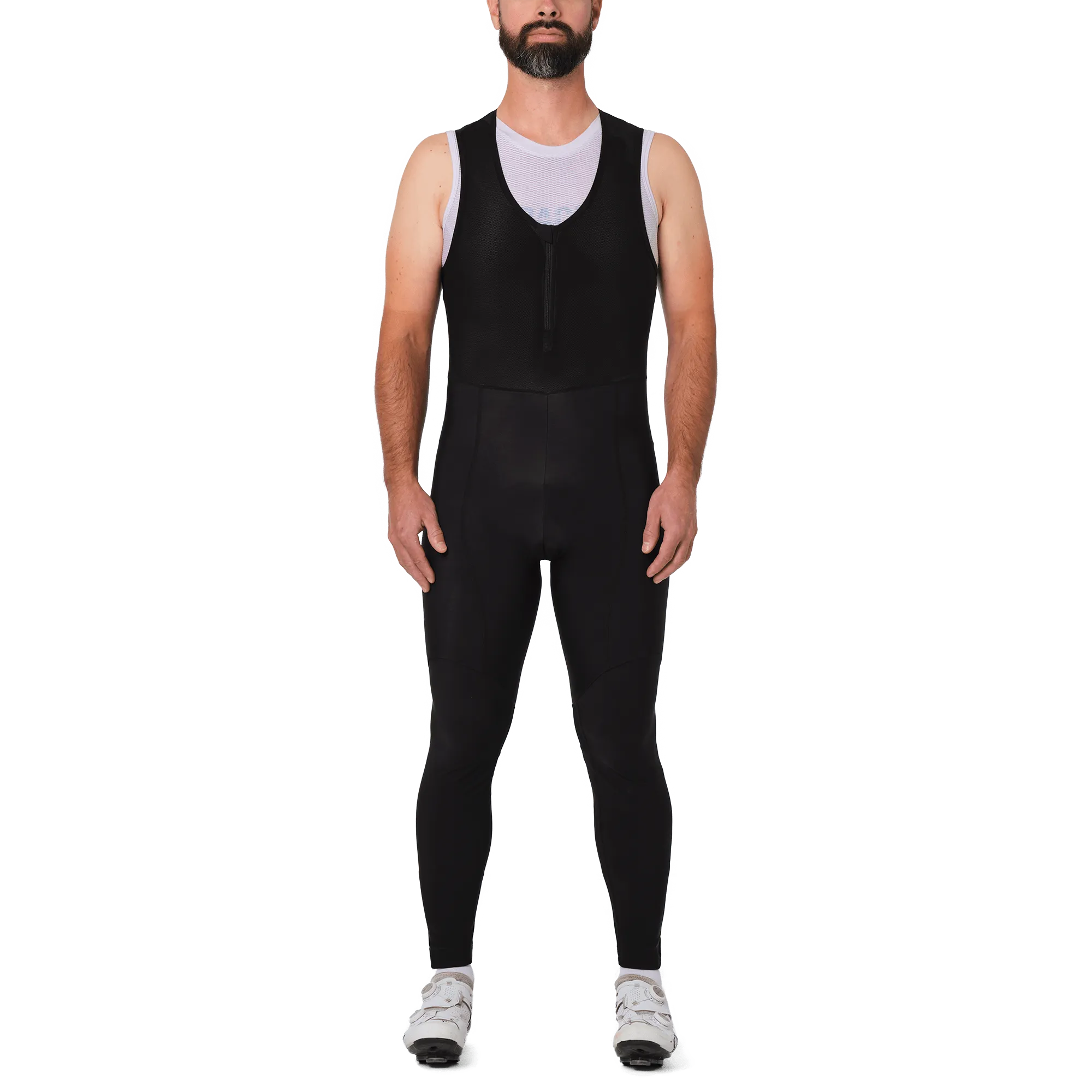 Men's Weatherproof Thermal Bib Tights | FLANDERS Black