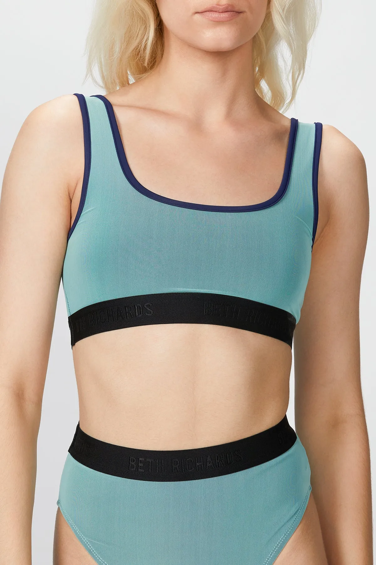 MESH OVERLAY KIM TOP