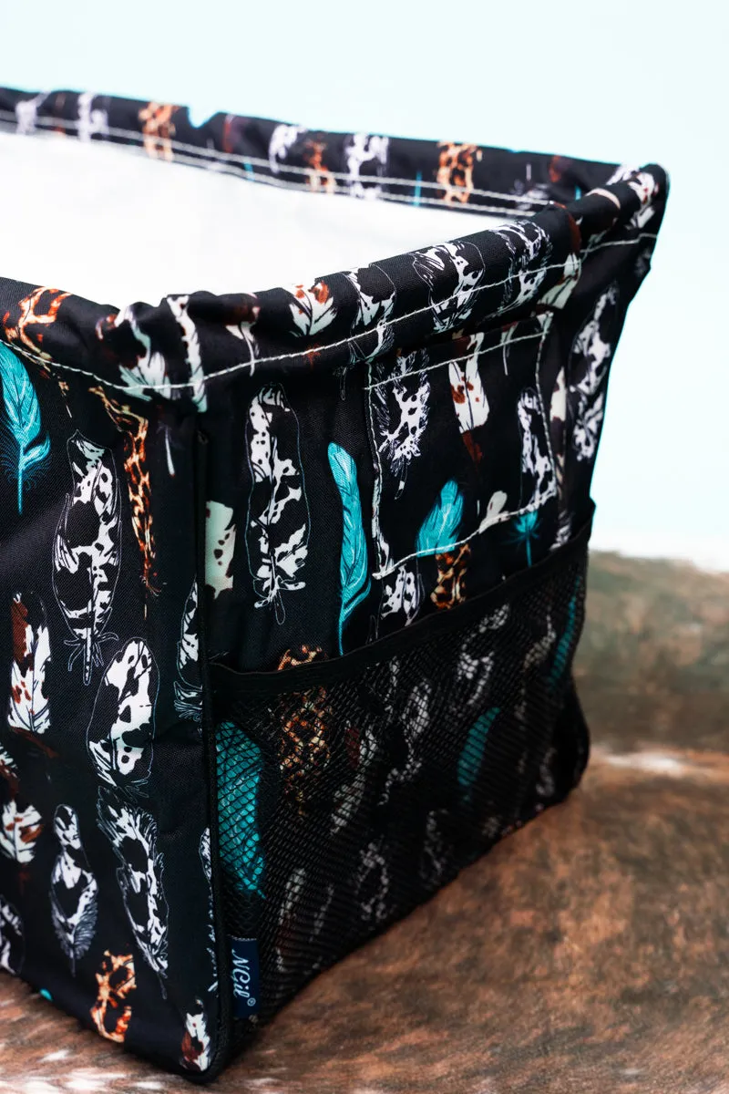 Miu Falls Collapsible Haul-It-All Basket with Mesh Pockets