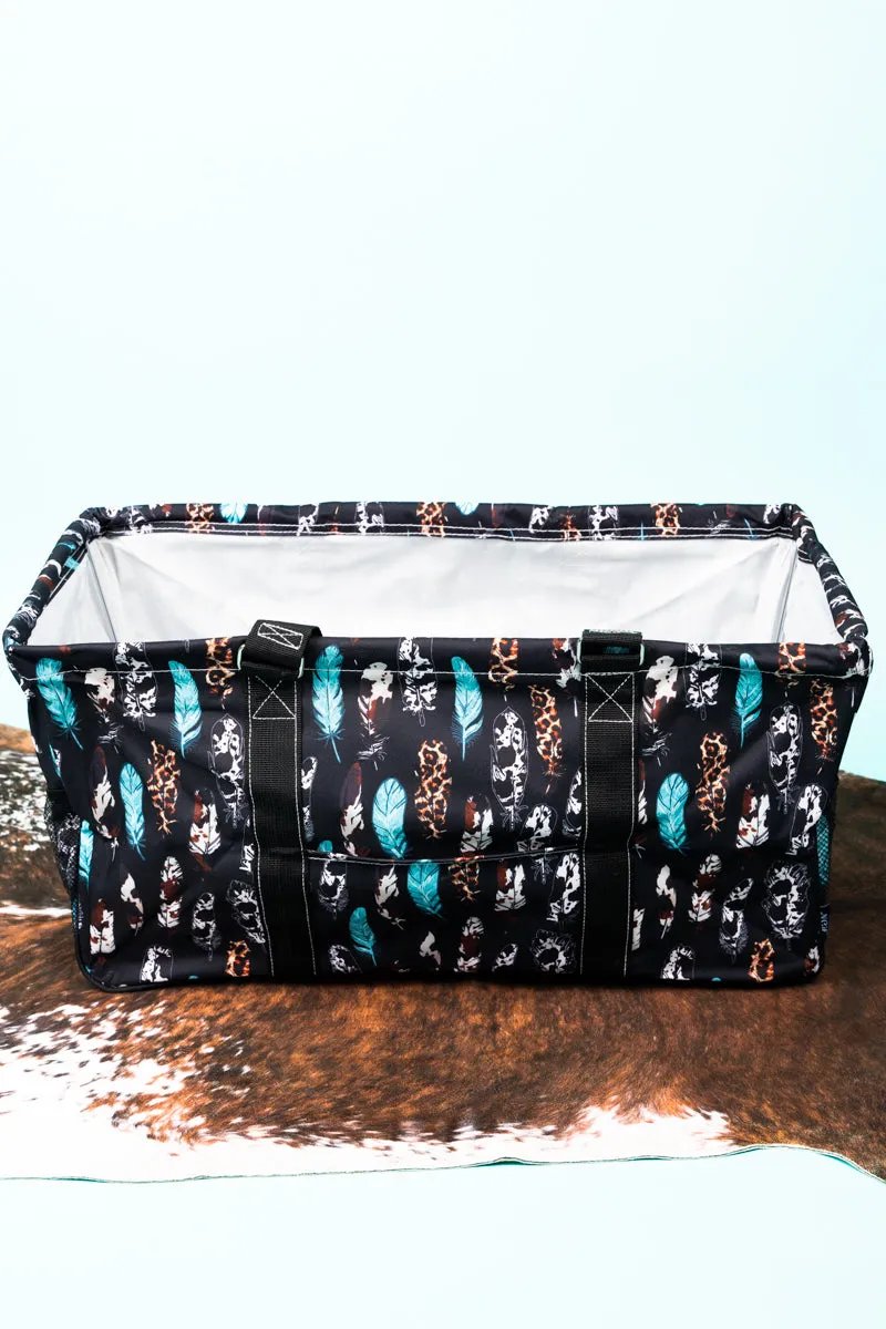 Miu Falls Collapsible Haul-It-All Basket with Mesh Pockets