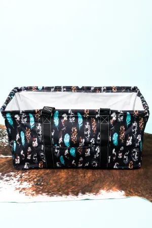 Mesh-Bottom Beach Towel Pouches