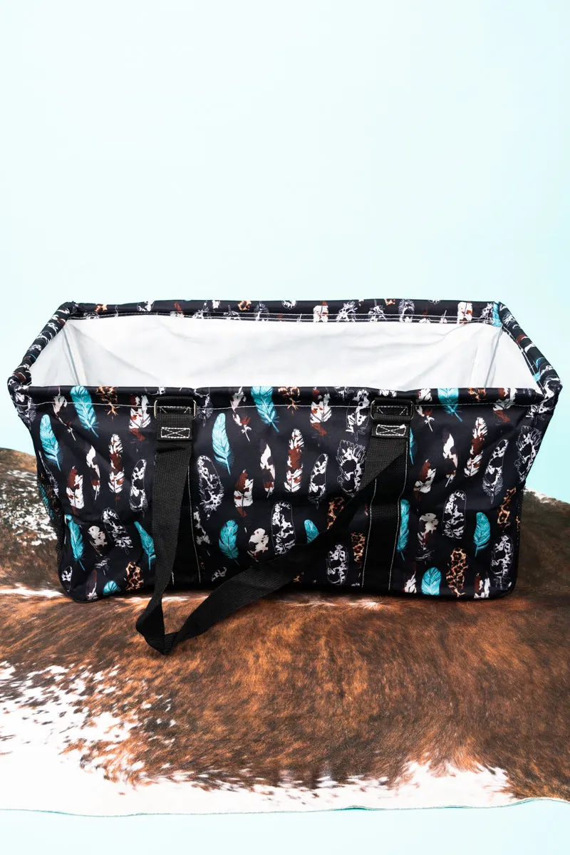 Miu Falls Collapsible Haul-It-All Basket with Mesh Pockets