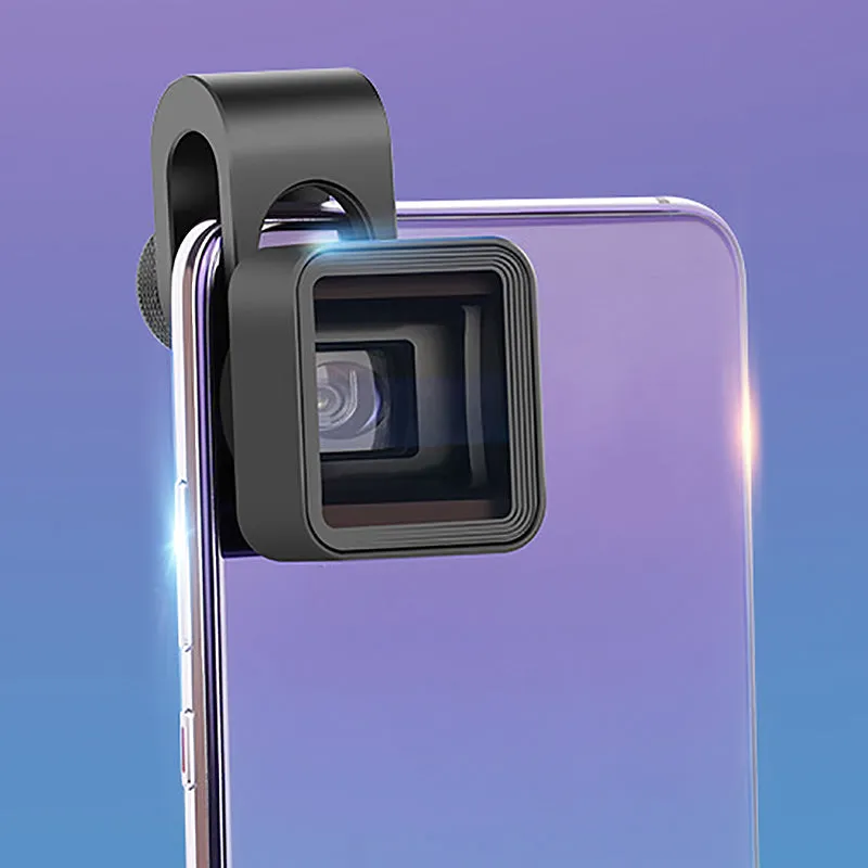 Mobile Phone 1.33X External Anamorphic Lens Movie Widescreen Shooting Lens With metal clip - fit 99% model