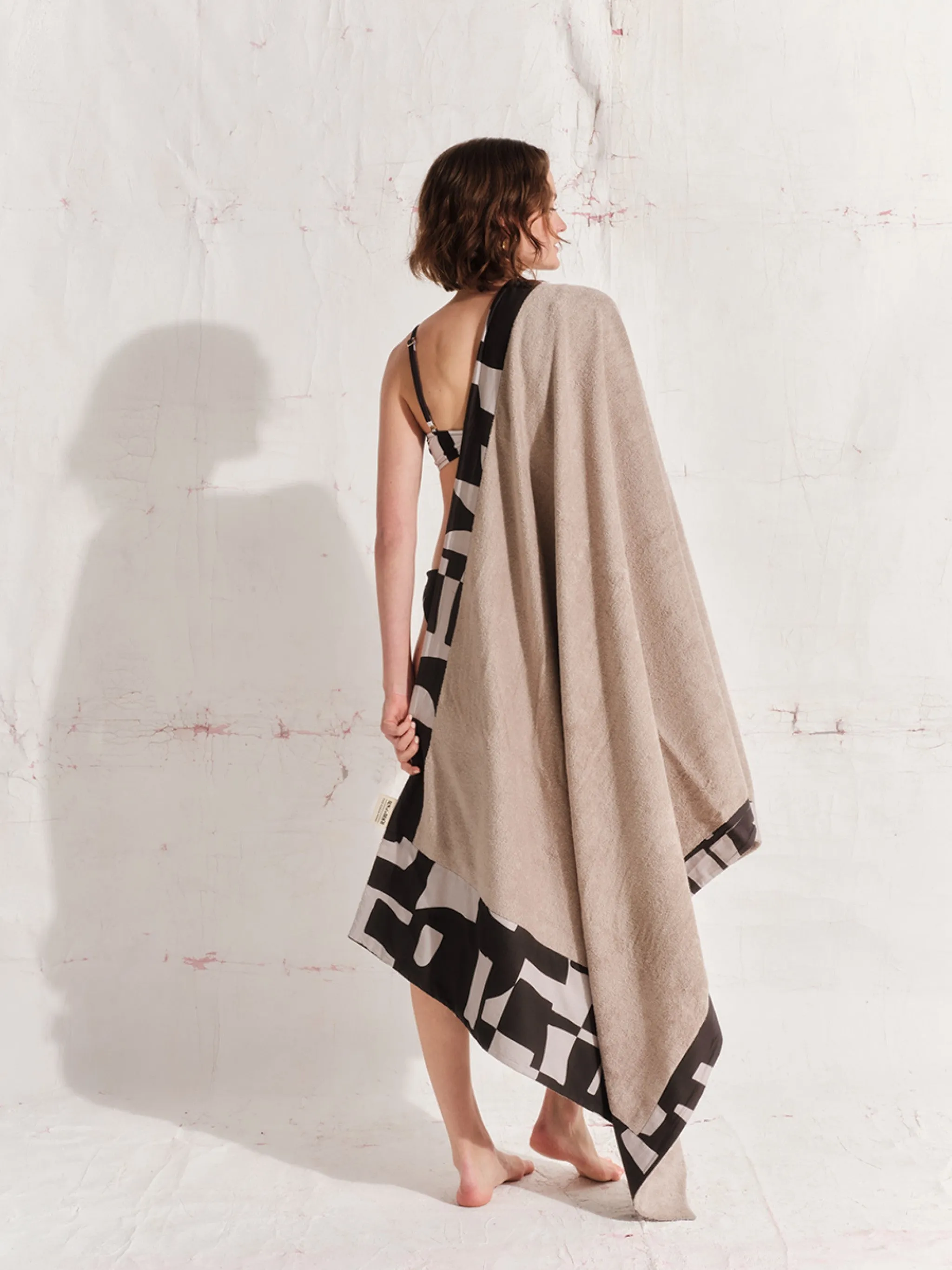 Mosaic Greige | Head 2 Toe Beach Towel