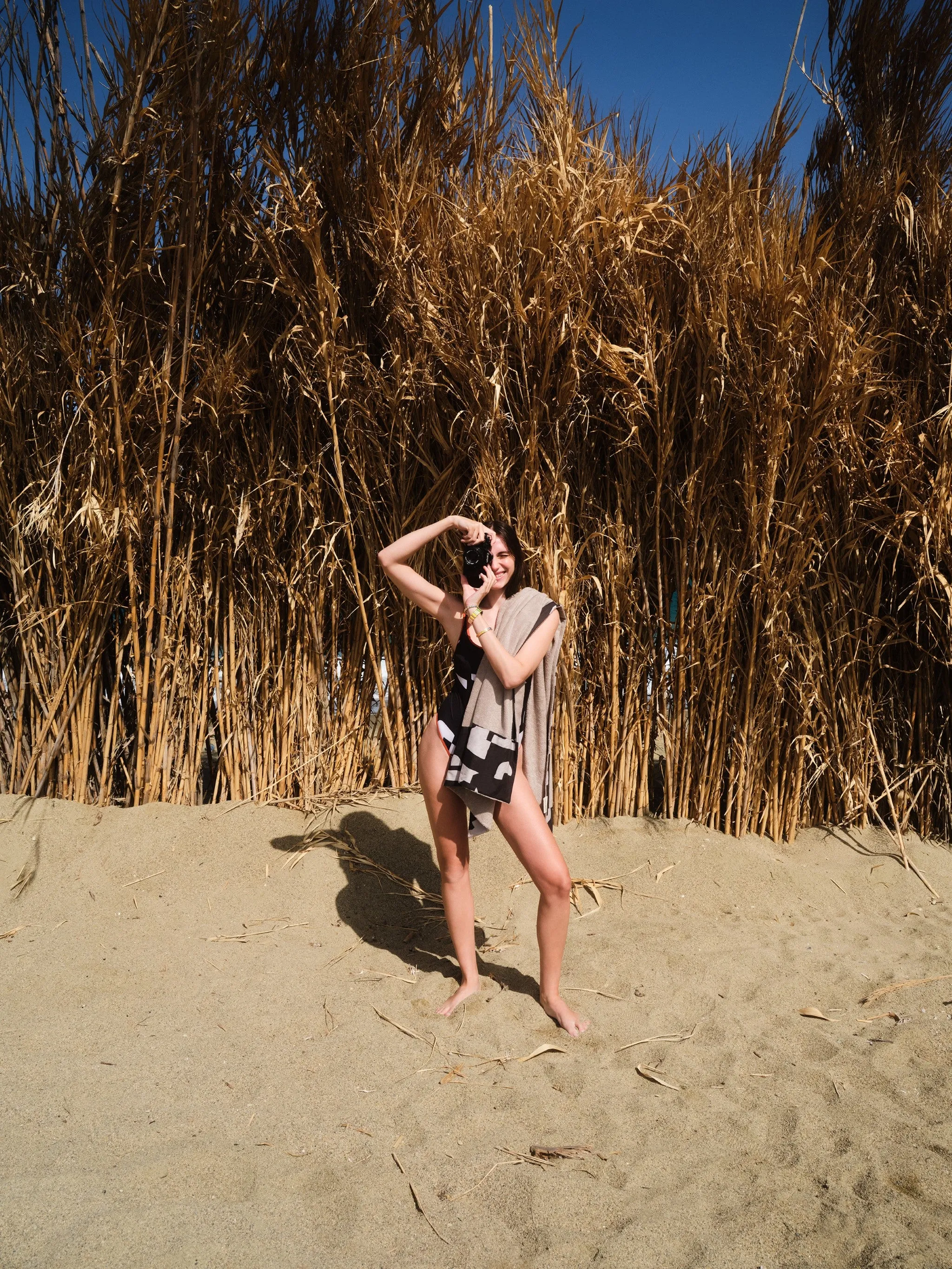Mosaic Greige | Head 2 Toe Beach Towel