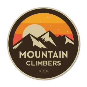 'Mountain Climbers' Sticker