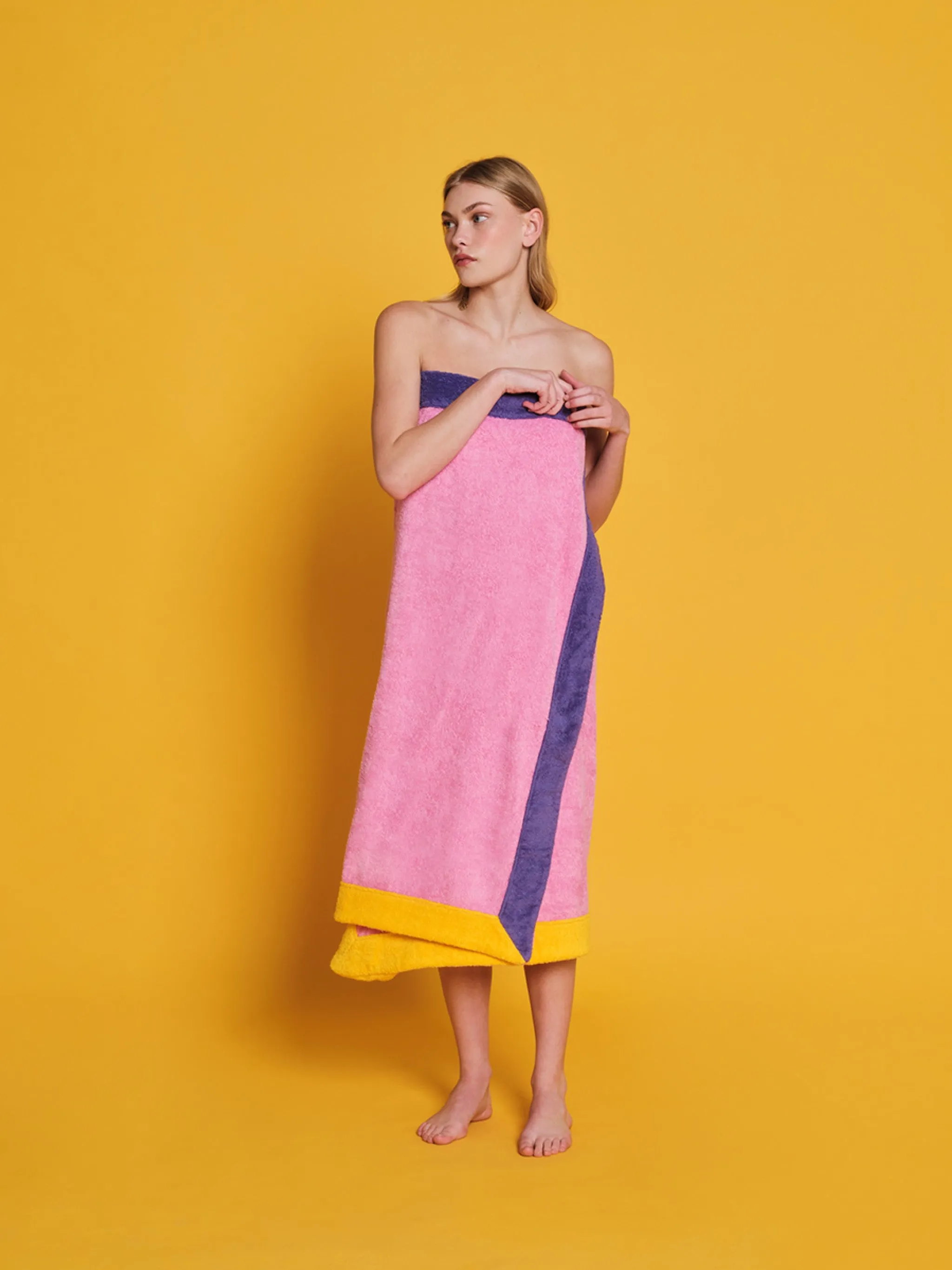 Multi Bubblegum | Signature Beach Towel