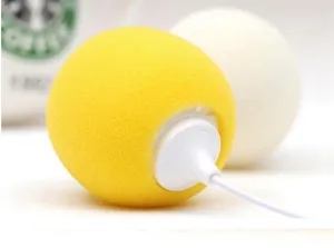 Music Speaker Adorable Little Ball - Black, Green, Red, Yellow or White
